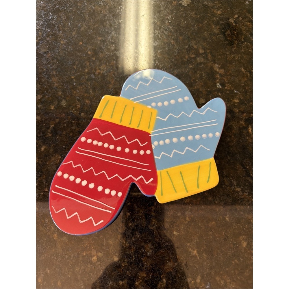 Retired Original Coton Colors Large Attachment Mittens Christmas Winter 2013 HTF